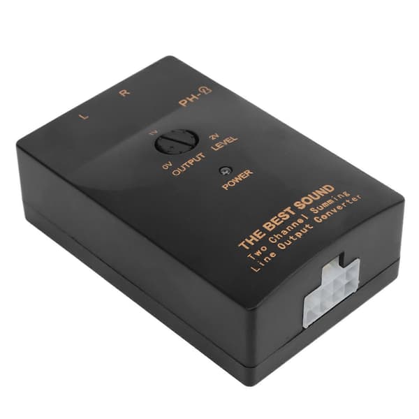 50W bilstereo-omformer 2 kanaler 20Hz til 20KHz RCA linjeutgangsomformer for biler
