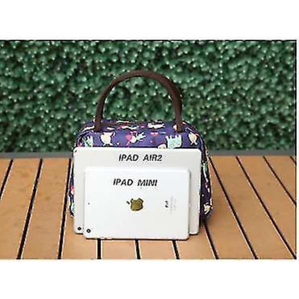 Bärbar isolerad matsäck Mönster Mat Picknick Kvinnor Kylare Förvaring Bento Toes Bolsa Termica