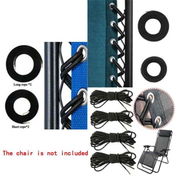 4st Elastic Cord Stol Recliner Bindrep