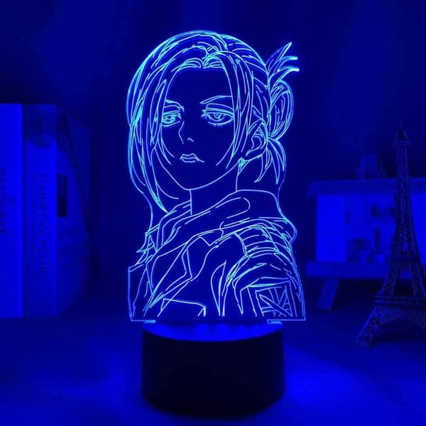 Attack on Titan 3D Anime Lamp Night Levi Ackerman Illusion N