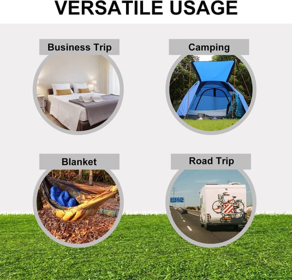 Sovepose Trekk, 230 x 180 CM, Polycotton Dobbel Sovepose