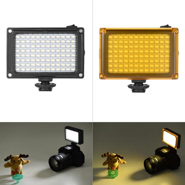 1 STK LED Panel Lys Kamera Lys LED Kamera Lys Dimbar Kamera Fyll
