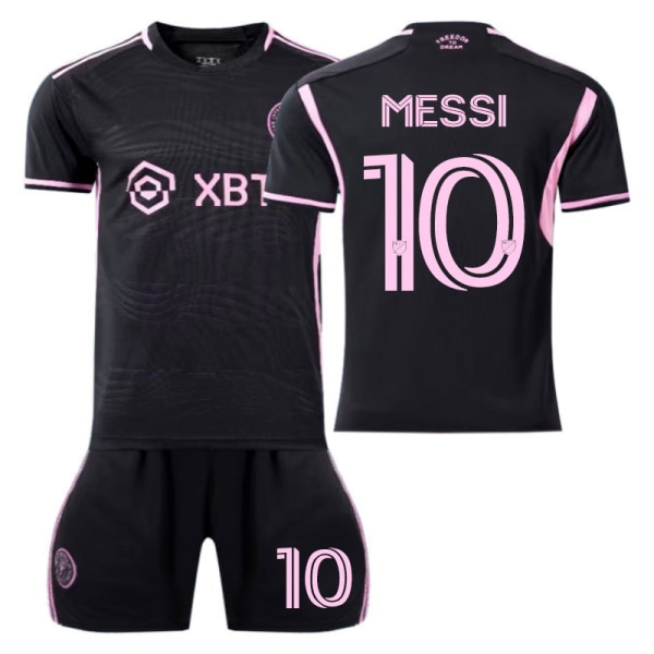 2023/2024 Miami International, tröjor, Lionel #10 Hemma Borta fotbollströjor/byxor Strumpor Set (med truppnummer/borta) Kids(16#) Away