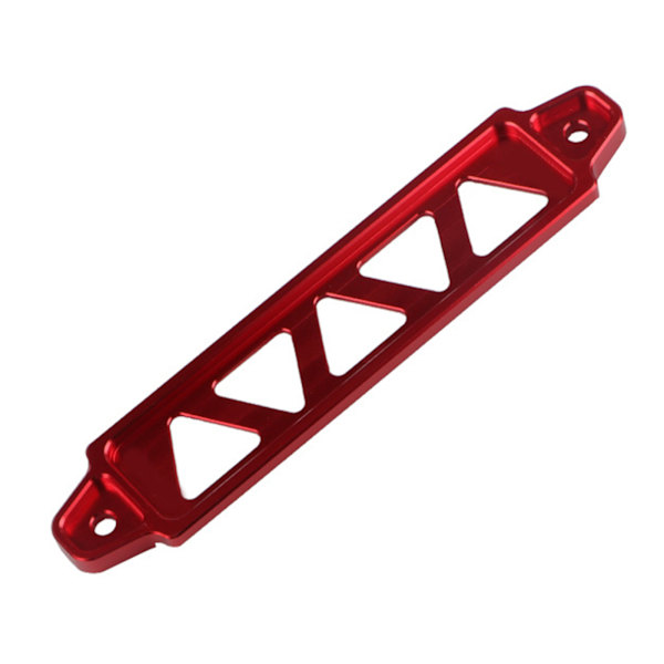 Universal aluminiumbatteri Fäst fäste Hållare Clamp Stabilisator 5-håls bilbatteri för att binda fast stag Justerbart ställ Black
