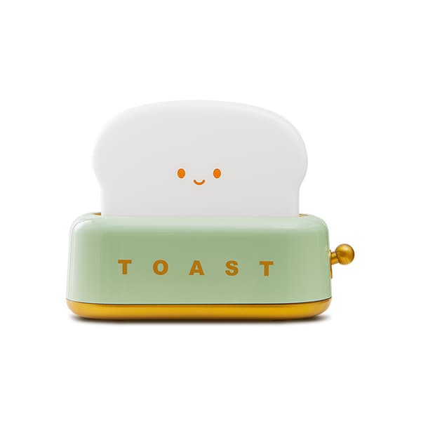 Toast Brød LED Natlampe Med Genopladelig Og Timer, Bærbar