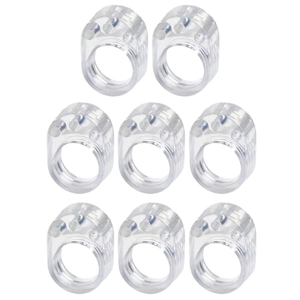 8x Dørstopper for Håndtak - transparent