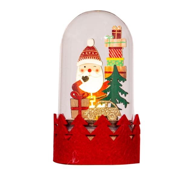 1 kpl H11cm joulukoriste LED valaiseva puukoriste
