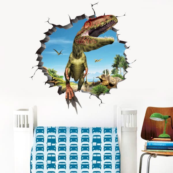 Et stykke 50×50CM dinosaur soverom stue dekorasjon hjem