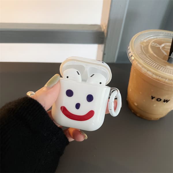 AirPods Deksel Silikondeksel NICE Enkel Smiley Apple Airpod 3 Co