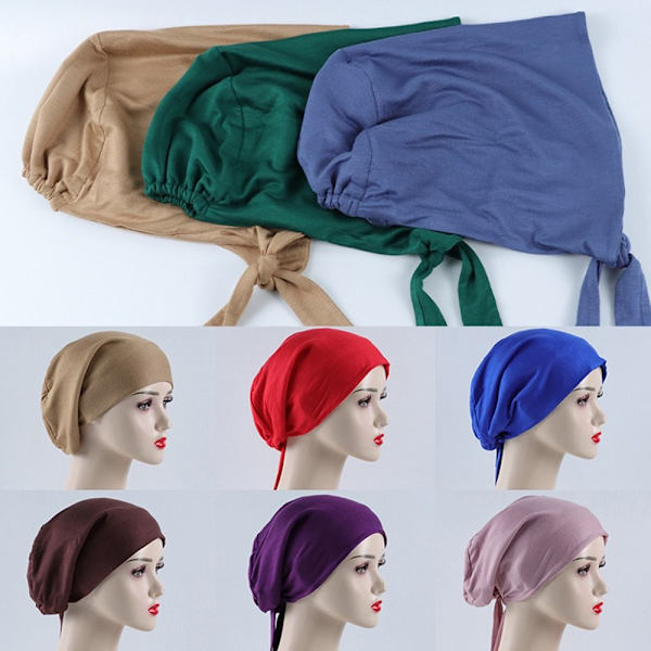 Turban Hat Hijab Cap ORANGE Orange