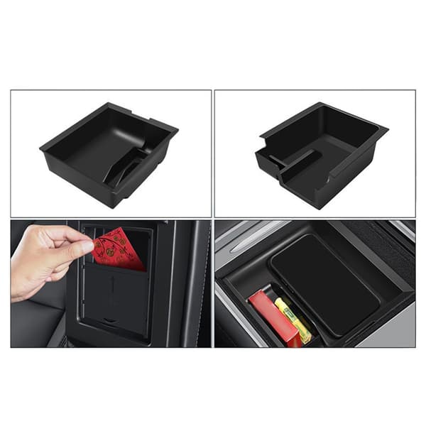 Auton keskikonsolin järjestelylokero Tesla Model 3 Y High -malliin Front Regular