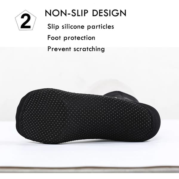 ordely 1 pari 3 mm neopreeniset sukat sukellukseen, liukueste M