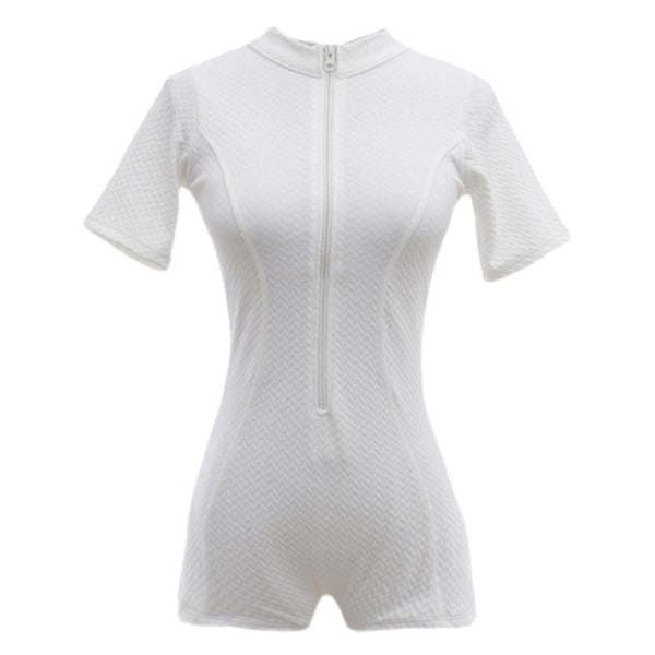 Hot Spring Sport Badedragt kvinder, konservativt cover The White L