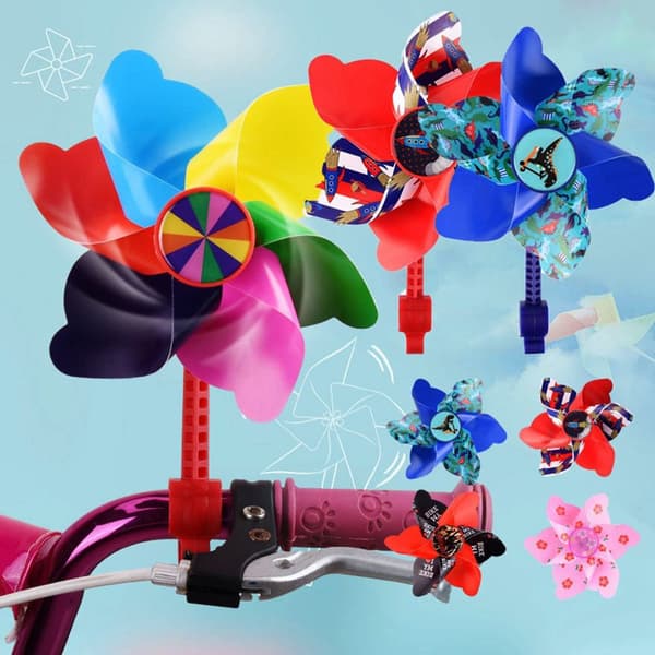 Barn Cykel Väderkvarn Tecknad Pinwheel 4 4