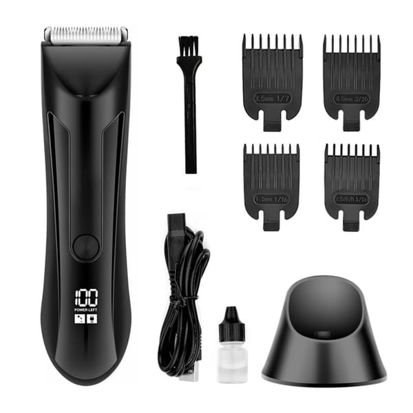 Multifunktionel trimmer 3-i-1 multigrooming sæt til ansigt og krop
