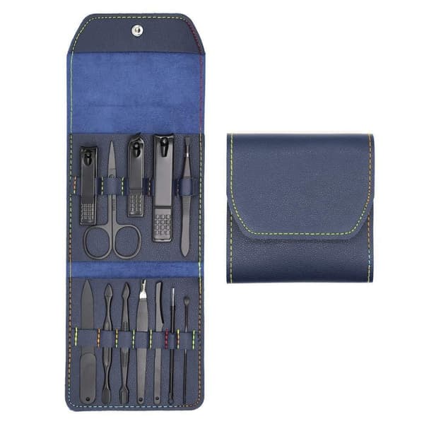 ##/Manicure Pedicure Sæt Negleklippere Sæt 12 Dele Manicure Pedicure##/