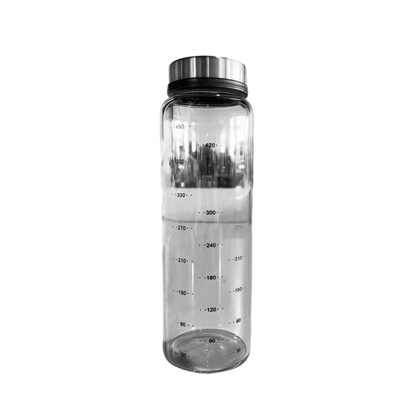 Förseglade kryddburkar med roterande lock Transparent kryddburk 500ML