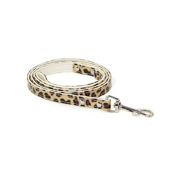 Hundesnor i Leopard-mønster white O/S Vit