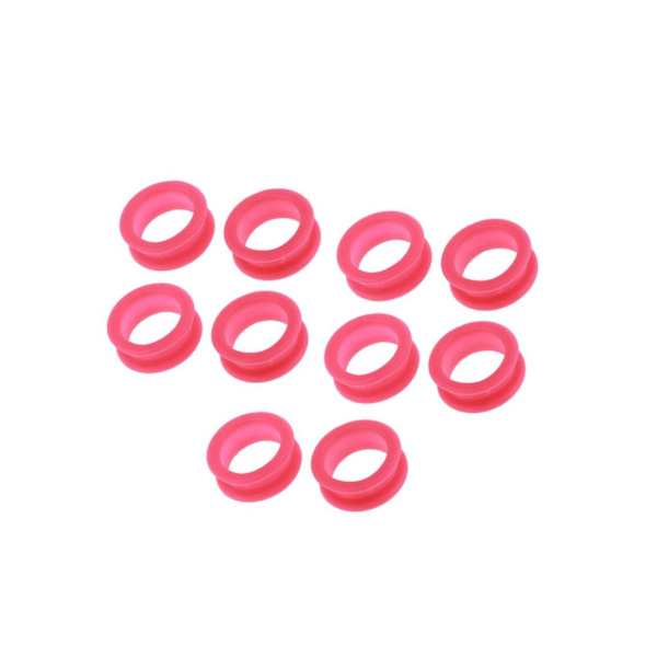 1/2/3/5 10x Barber Frisør Saks Fingerring Rose Red 10 pcs 2PCS
