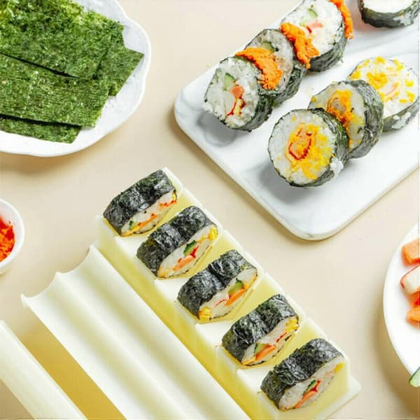 Sushi Maker Risform Japansk Kakeform Multifunksjonell Form Sushi Lagingssett Rund Sushi Form C
