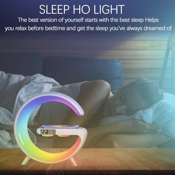 Smart Bluetooth-högtalarprojektorlampa, 10 ljuslägen