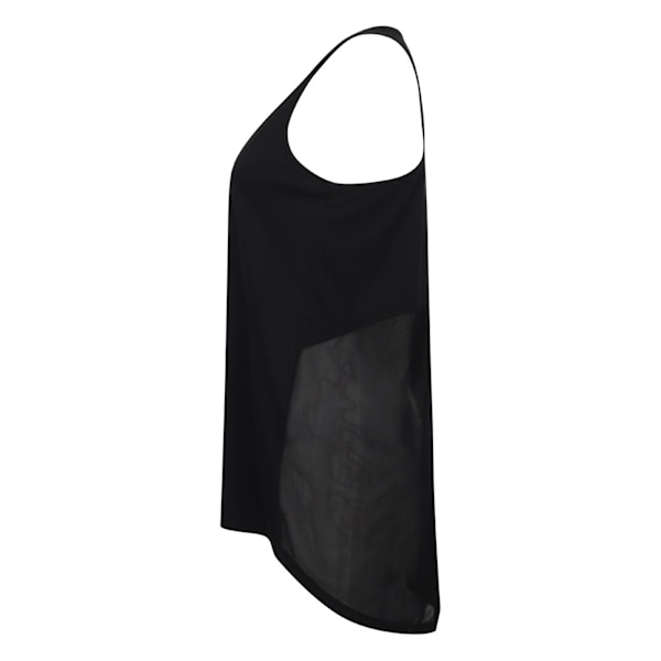 Tombo Dame/Dame Åben Ryg Vest Sort Black XS
