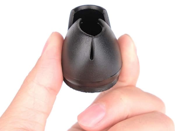 16st Stolsbenskydd i silikon / Golvskydd för stolar black