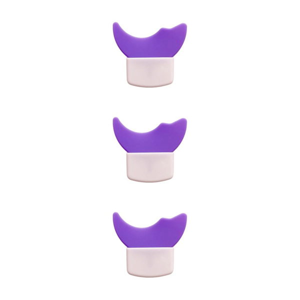 2/3/5 Multifunktion Eyeliner Stencils Silikon Mall Lazy Purple 5.7 x 5cm 3Set