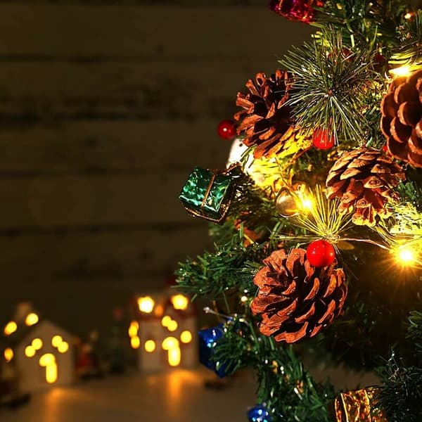 Julegirlander med lys 20 LED 2 meter juletre