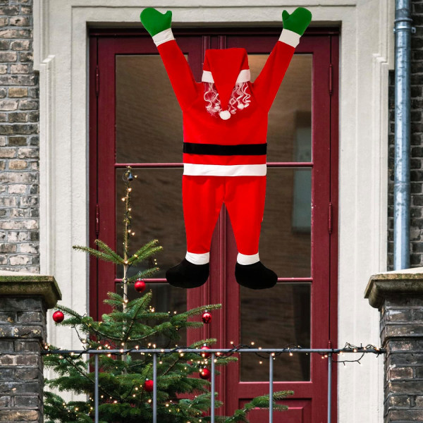 Klättrande jultomte hängande juldekorationer, 42,5' inomhus