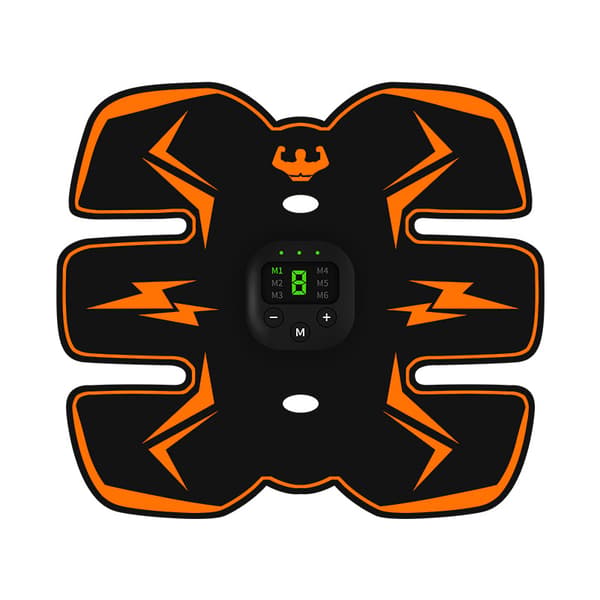 Abs Stimulator Magmuskelstimulator, USB Toning Bälte Yellow