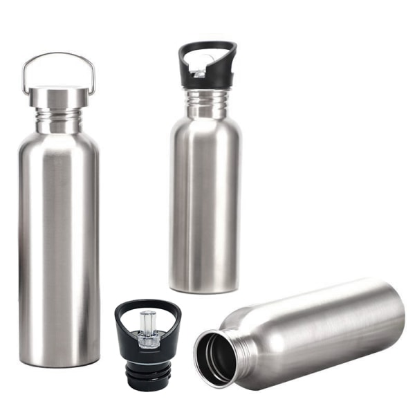 Vandflaske i Rustfrit Stål 500ml/750ml/1000ml 750ml 750ml