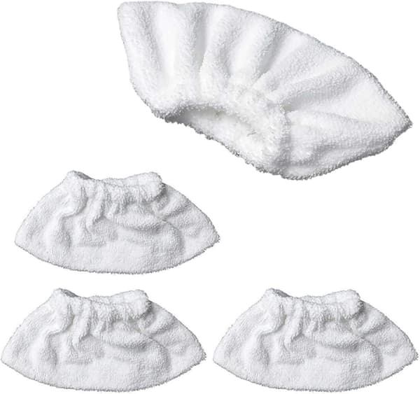 4-pakning mikrofiber damprengjøringstilbehør for manuell dyse