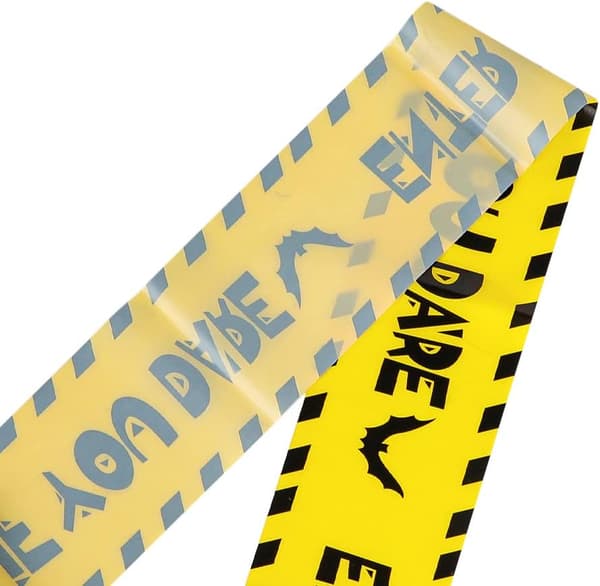 Varning & Skräck Halloween Set - Skräckband för festdekor