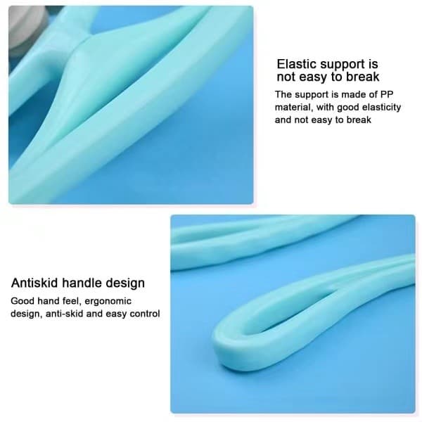 Hand Roller Neck Massager Nacke Skulder Trigger Tryckpunkter blue 1pcs