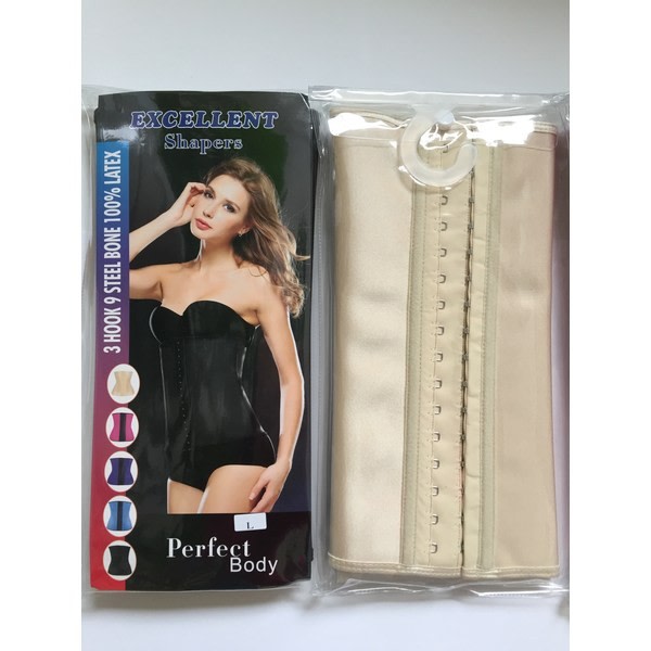 Waist Trainer naturlig latex korset Purple L