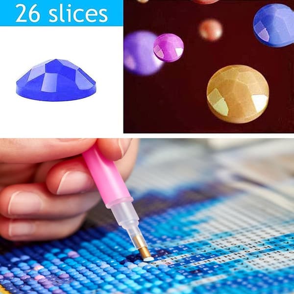 5D diamantmaling DIY diamantmaling (30*40cm), søt valp