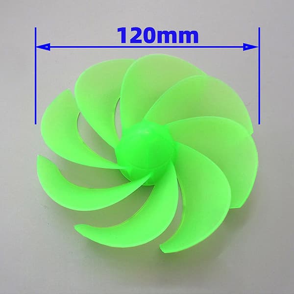 DC Mini Vindturbin Vindgenerator Vindkraftverk LED DIY Modellsett For Sykkel FP