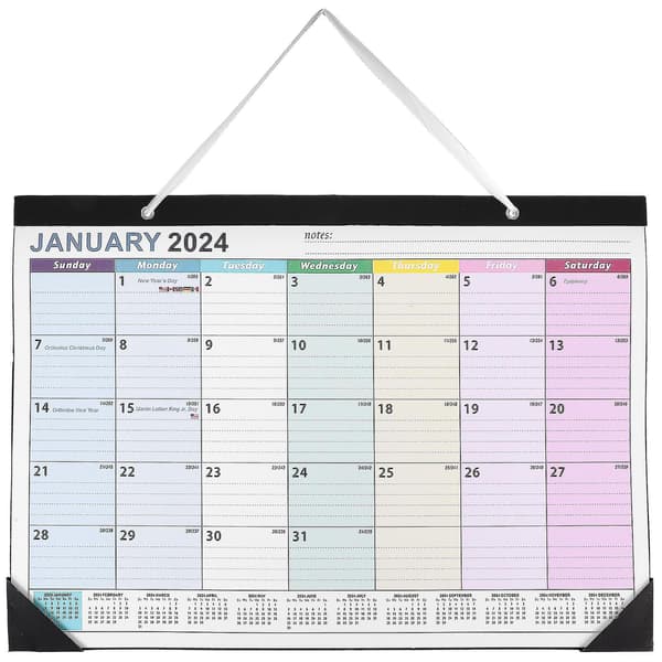 Large Monthly Wall Calendar Spiral Countdown Calendar Wall Calendar For Schedule Plan