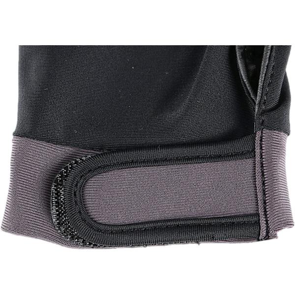 Elastisk Lycra 3 finger display billard skydehandske L dark grey l