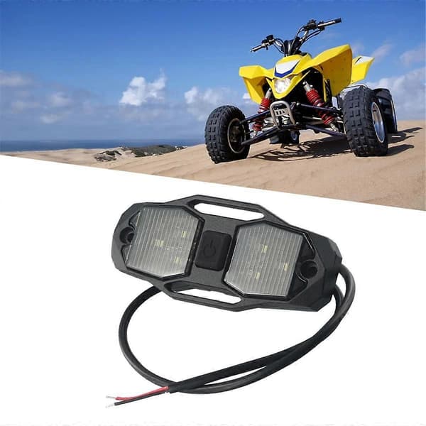 Roll Bar Mount LED Dome Light Rock Light med kontakt Universal til -RZR UTV ATV Erstatning Biltilbehør
