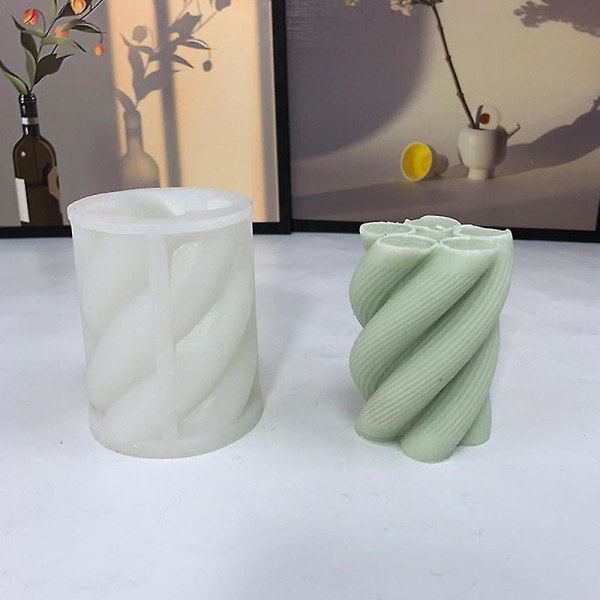 Form Roterande form 3d form för vax Lera Choklad DIY Jul Aromaterapi Form