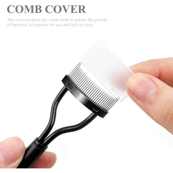 2 ST Øjenvippekam, Makeup Mascara Applikator Metaltænder Øjenvipper Separator Curler Bue Designet kunstige øjenvippe pleje børster (2)