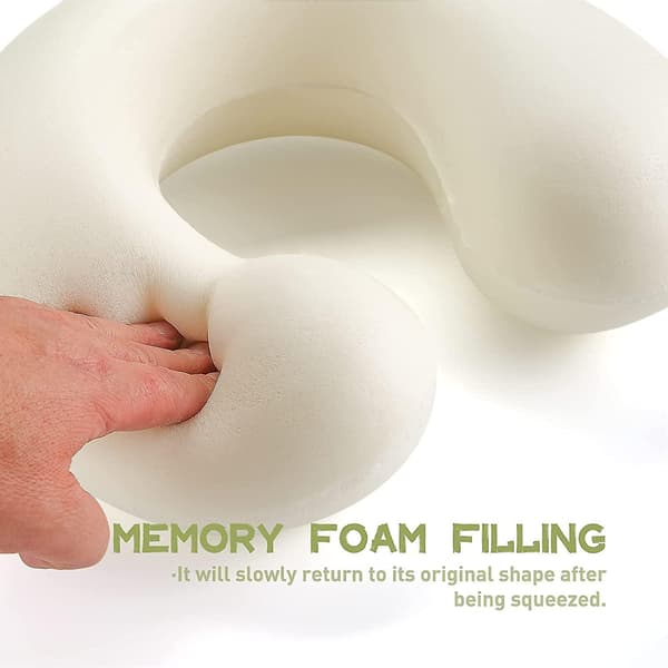 Barn Reisepute, Flyputepute for barn - Memory Foam green
