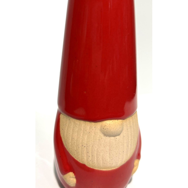 Tomte  Keramik 17 cm red