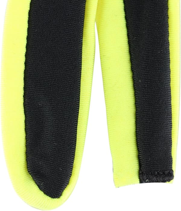 Elastisk Lycra 3 finger display biljard skyttehandske  M dark yellow m