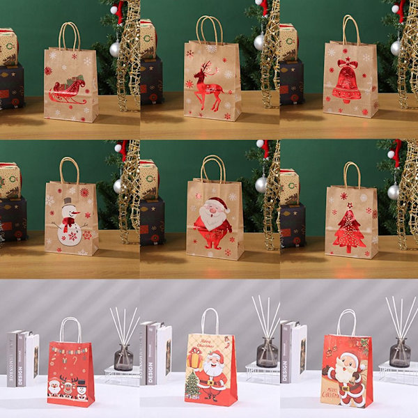5 st julpapperspåse presentförpackningar STIL 9 STIL 9 Style 9