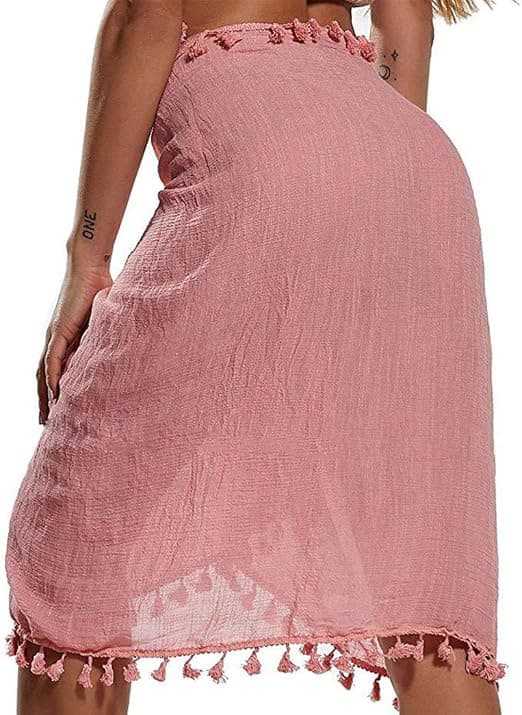 Pulver Beach Wrap for Kvinner, Cover Ups og Saronger Badetøy Beach Co