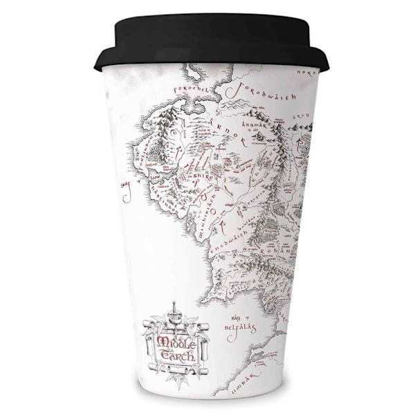 The Lord of the Rings Middle Earth Map - Travel Mug multicolor