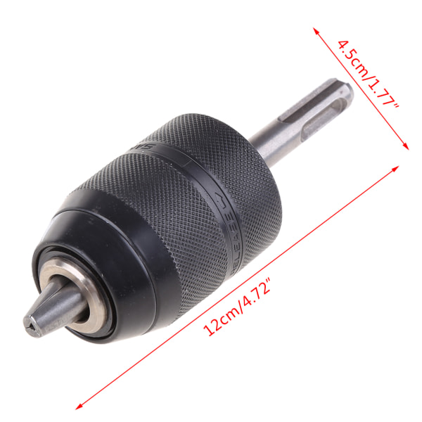 Heavy Duty Professional 2-13 mm 1/2-toms SDS-Plus-adapter med borchuck